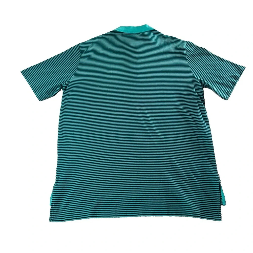 Polo Golf Ralph Lauren 100% Pima Cotton Striped Polo Shirt Mens Size XL